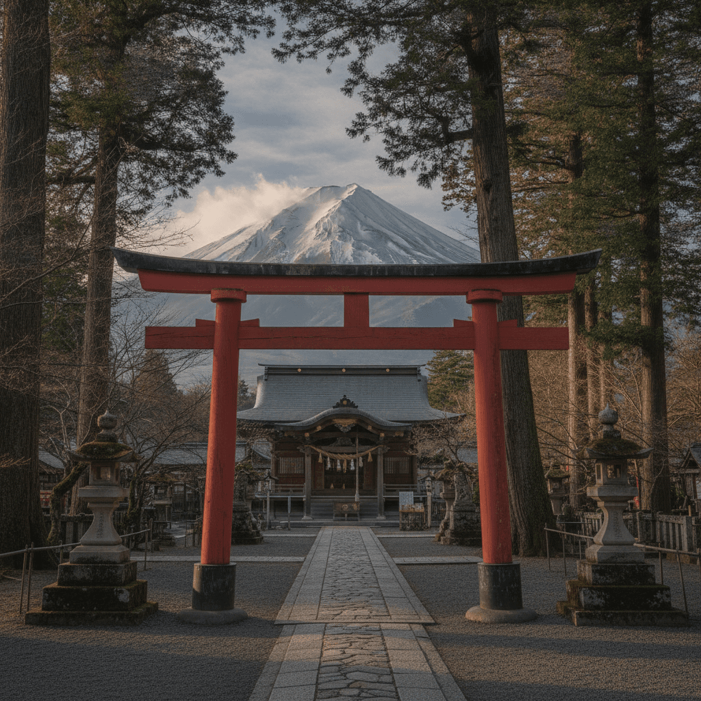 富士御室浅間神社の見どころと歴史:武田信玄が拓いた信仰の軌跡